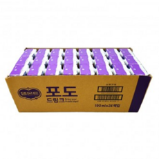 DM57B 포도 드링크 190ml 24팩, 단품, 단품