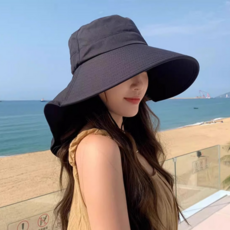 머스트킵 여성 챙넓은 벙거지 모자