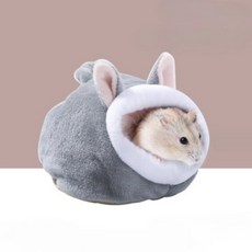햄스터 집 쿠션 은신처 겨울 따뜻한 포치, 햄스터겨울집 02029HS, 1개