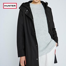 헌터 러버라이즈드 레인 코트 여성 경량 우비 자켓