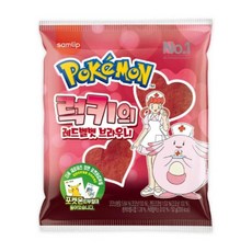 포켓몬빵 럭키의 레드벨벳 브라우니 3봉, 3개, 52g