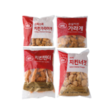 사세 순살모음set 크리스피가라아게 순살치킨가라게 텐더스틱 치킨너겟 4KG