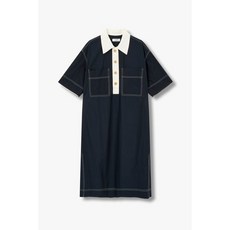 (백화점 상품) STUDIO TOMBOY 배색풀오버원피스 (9174241982N) 226130, 크림(05), ONESIZE