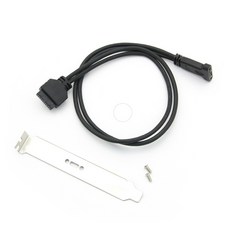 Coms USB 포트/USB 3.1(Type C) 3.0 변환 젠더 20P / 브라켓 포함 / 50cm 케이블 IF000, 본상품선택, 상세페이지 참조