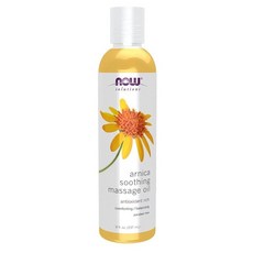 NOW Solutions 아르니카 마사지 오일 아프고 아픈 근육 치료 226.8g(8온스), 8 Fl Oz (Pack of 1), Unscented, 8 Fl Oz (Pack of 1)