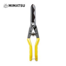 Mimatsu 징크가위 10인치 쇠자르는가위 플라스틱자르는가위 골강판, 1개