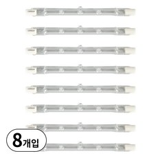 오스람 막대할로겐램프 할로라인 HALOLINE 64696 R7s 118mm 150W, 8개