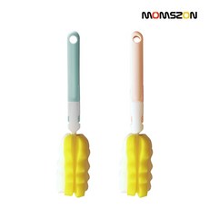 맘스존 젖병솔2P(그린1P+핑크1P), 1개