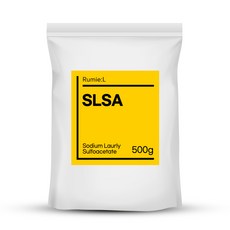 SLSA 500g 미국산 소듐라우릴설포아세테이트 천연계면활성제, 1개 - slsa