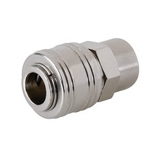 [독일] 650098 Silverline 238184 Pneumatic Quick Coupling with Female Thread for European Mainland 1/4
