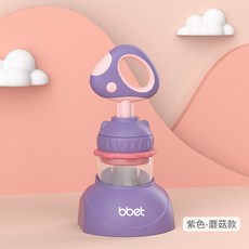 과일 이유식기 젤라틴 과채물기 아기 이갈이 스틱 이유식 공구 신기, 보라색 버섯, 1개