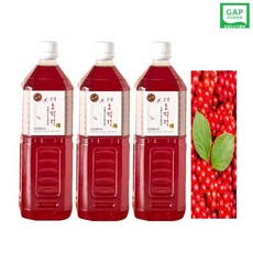 오미자청 효능 문경오미자 에이드 원액 차 먹는법 자일로스 해썹 GAP인증 1000ml 3병