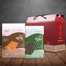 전대표 국내산 청태 뱅어포 고추장 양념구이 광주리선물세트 1호_3호 spicy munchies set, 1개, 광주리선물세트3호
