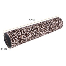 레오파드 고양이 터널 스트라이프 구멍 휴대용 접이식 훈련 대화형, 4.Leopard long 2ho.., 1개