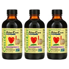 차일드라이프 알러케어 어린이 키즈 영 유아 아기 비타민C 아연 118ml 포도 x3병, 3개
