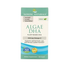 노르딕내츄럴스 알게 DHA 오메가3 소프트젤 60개입 Algae, 1개, 60개