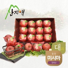 산지애 씻어나온 꿀사과 3kg 1box (대과) / 경북산 미시마 당도선별, 1개