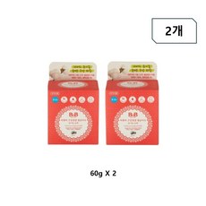 비앤비 유아 구강청결 멸균티슈 30매 유아구강청결티슈, 120g, 2개