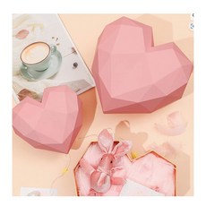 다온 하트모양 선물 포장 케이스, 1개, 러블리핑크 소