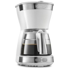 드롱기 드립 커피 메이커 화이트 액티브 ICM12011J-W, 1, 단일옵션