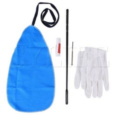 플루트 클리닝 케어 키트 세트 클리닝 천 스틱 장갑 팩 of 5 Flute Cleaning, 상세내용참조, 상세내용참조, 상세내용참조