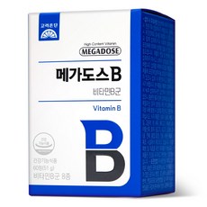 메가도스 B 비타민 컴플렉스 51g, 60정, 1개