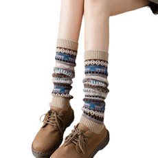 카키색무릎양말