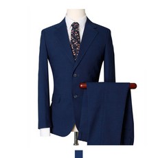 지베르니 남자수트 로열 블루 싱글수트 2pcs CJ0118006 세미정장