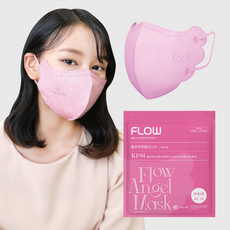 KF94 새부리형 마스크 중소형 (청소년 및 얼굴작은 성인여성용), 핑크, 50매