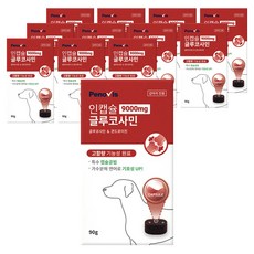 페노비스 인캡슐 강아지 관절 영양제 글루코사민 9000mg 슬개골&관절강화 90g 1개, 뼈/관절강화, 12개