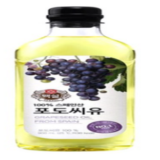 백설 포도씨유, 900ml, 12개