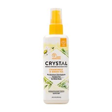 크리스탈 에센스 미네랄 데오드란트 바디 스프레이 캐머마일 & 그린 티 향, 118ml, 1개