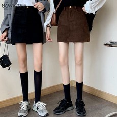 리스트코듀로이스커트