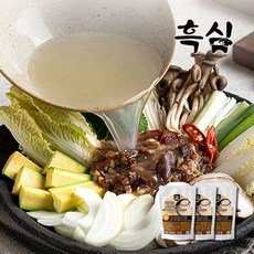 [대길] 정성담은 흑염소 사골육수 엑기스 600g x 3팩세트, 사골육수 600gx3팩, 3개