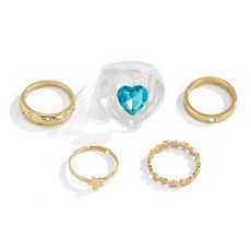 아크릴큐빅반지