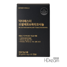 닥터에스더 쏘팔메토 & 옥타코사놀 60캡슐, 60정, 1개