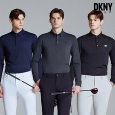 [DKNY GOLF] 롱슬리브 카라 긴팔티셔츠 남성 3종세트 - dkny골프