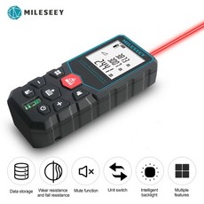 노출계 Mileseey-거리측정기 전문가용 레이저 거리 측정기 X5 X6 디지털 레인지 파인더 메트로줄자 X5레이, 02 X5_01 40m, 1개