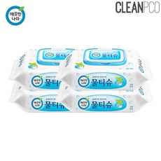 엘브-깨끗한나라 페퍼민트 물티슈 캡형 70매 3+1팩 가정용티슈 휴대용워터티슈 워터티슈 휴대용티슈 청소티슈*HIT*히트*완판*핫딜, ★꿀매★, ★꿀매★