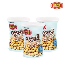 머거본 우리 가족 간식 알땅콩 135g x3캔, 선택/단일상품