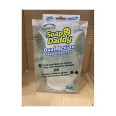 스크럽대디 Scrub Daddy SOAP DADDY 듀얼 액션 비누 디스펜서 깨끗한 109673