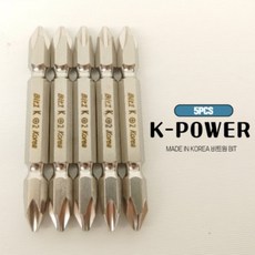 MADE IN KOREA 비트원 K-POWER 스크류비트 +2 x 65 5PCS 1세트