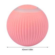 스마트 고양이 공 인터랙티브 충전식 움직이는 내마모성 사냥 본능, 2.pink, 1개