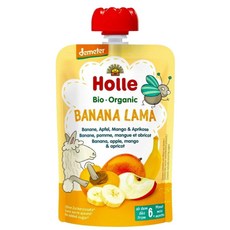 Holle 홀레 BANANA LAMA 과일 퓨레 100g 10개 애플 망고 바나나