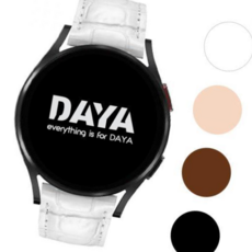 DAYA 갤럭시워치 5 4 3 20mm 가죽 밴드 워치 워치프로 워치클래식 기어클래식