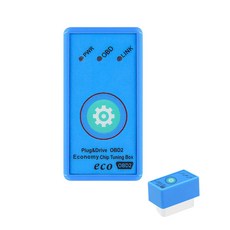 1 pc 자동차 교체 경제 연료 보호기 에코 obd2 경제 칩 튜닝 상자 자동차 가솔린 절약 자동차 액세서리 더 많은 전력 새로운, 파란색