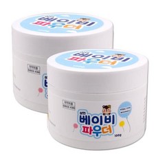 해호 삼현제약 토닥 베이비파우더 100ml 2개