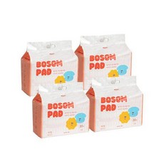  바잇미 강아지 보솜 배변패드 대형 20매, 600 x 750 mm × 4팩 