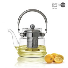 리빙아트 디오바코 내열유리포트, 유리, 600ml