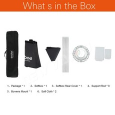 Godox-95cm 120cm 옥타곤 소프트박스 플래시 스피드 라이트 스튜디오 포토 박스 보웬스 마운트 포함 MS200, 02 BW95cm, 01 CHINA